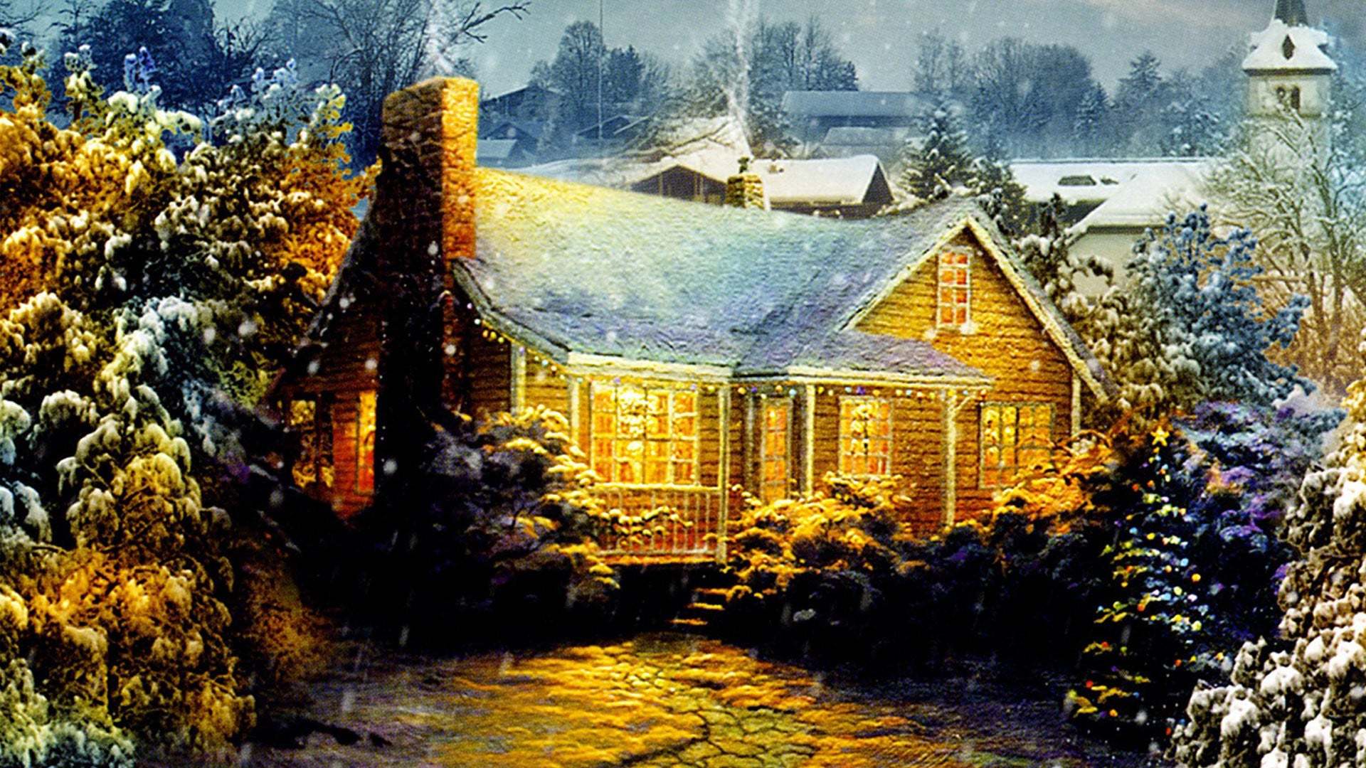 საშობაო კოტეჯი / Thomas Kinkade's Christmas Cottage